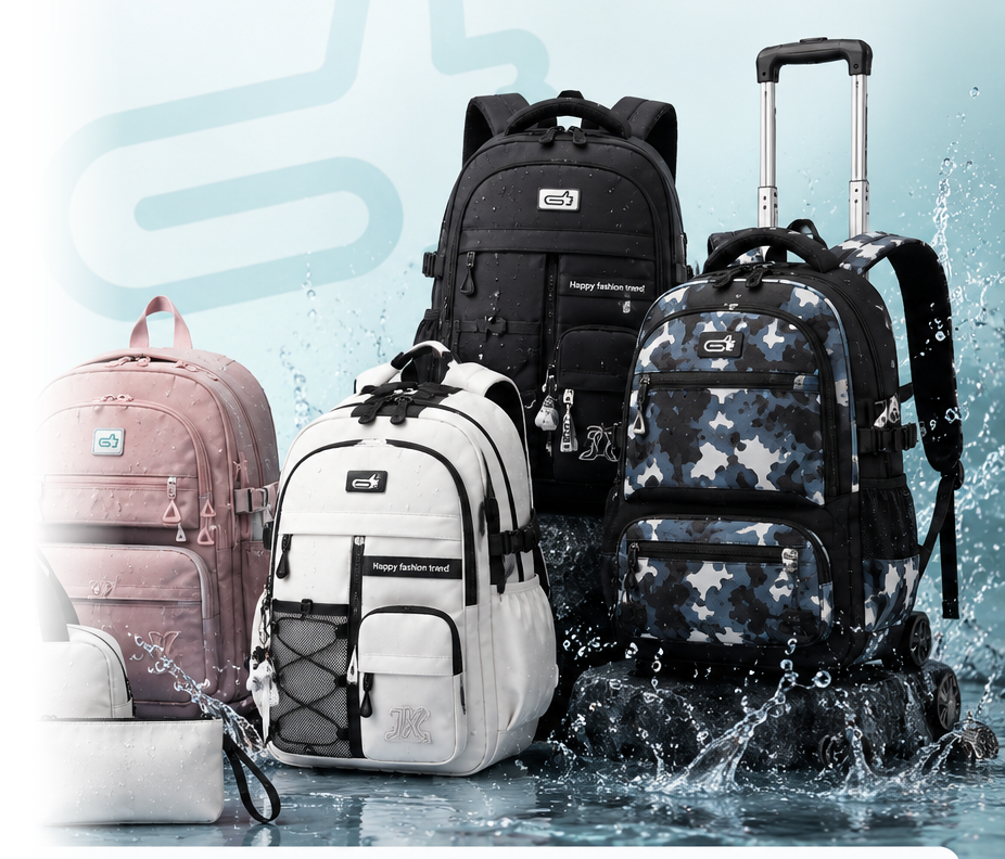 The Clip — school, trolley, laptop and professional bags